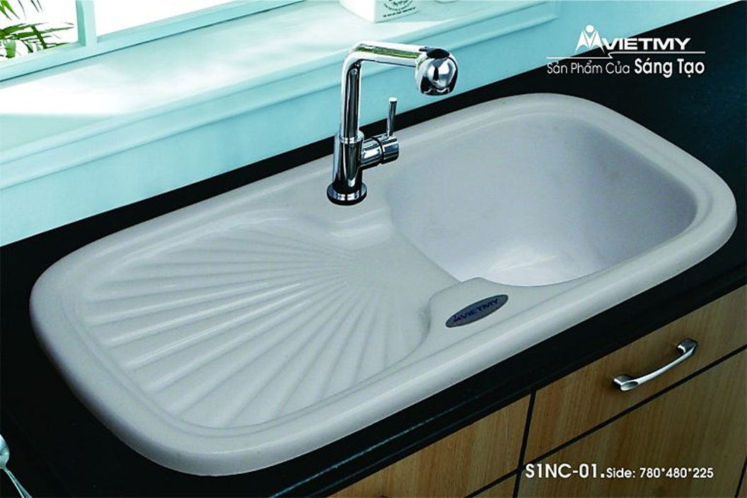 Chậu chén đá nhân tạo Việt Mỹ S1NC-01
